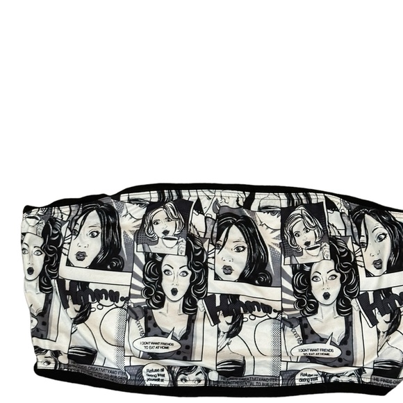 💚 2 piece matching shirt and tube top set 🖤🤍 - Picture 4 of 5